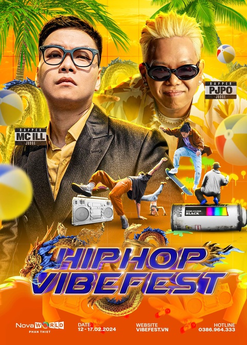 Vibe Fest khai hội thi rap và vẽ graffiti lớn nhất dịp Tết Giáp Thìn- Ảnh 3. "Kỳ phùng địch thủ" làng rap hội ngộ tại Lễ hội Hip hop