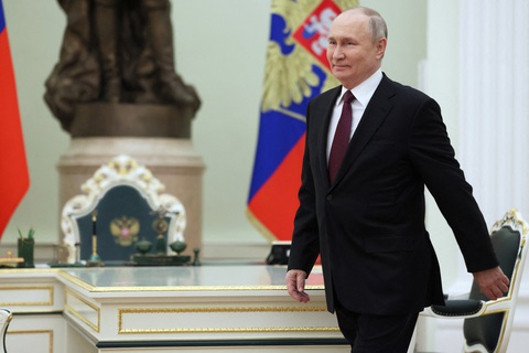 Ông Putin được chấp thuận là ứng viên tranh cử tổng thống Nga- Ảnh 1. Tổng thống Nga Vladimir Putin - Ảnh: REUTERS