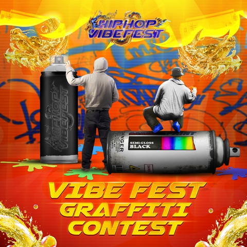 Vibe Fest khai hội thi rap và vẽ graffiti lớn nhất dịp Tết Giáp Thìn- Ảnh 4. Cuộc thi Graffiti không yêu cầu kỹ năng cho gen Z xuất hiện tại Việt Nam