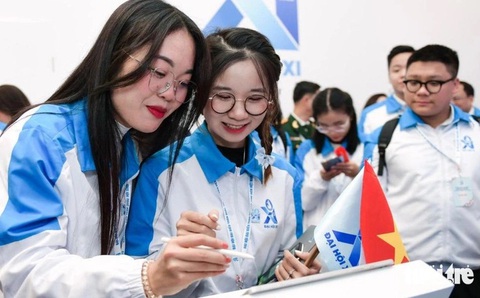Công bố 10 sự kiện, hoạt động tiêu biểu của Đoàn 2023- Ảnh 9. Đại hội Hội Sinh viên Việt Nam toàn quốc lần thứ XI là sự kiện chính trị quan trọng của sinh viên Việt Nam - Ảnh: NAM TRẦN