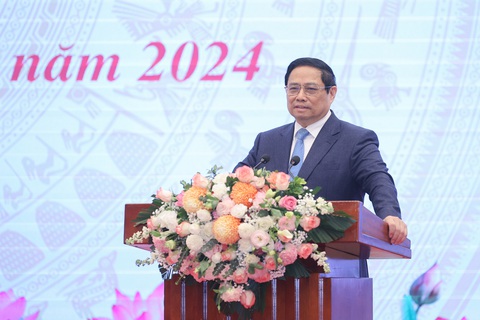 Thủ tướng giải thích việc hệ thống pháp luật còn mâu thuẫn, chồng chéo- Ảnh 1. Thủ tướng Phạm Minh Chính - Ảnh: VGP