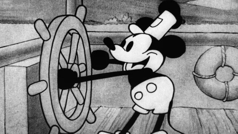 Phiên bản Chuột Mickey trong Steamboat Willie của Disney chính thức trở thành Phiên bản Chuột Mickey đầu tiên ra mắt năm 1928.