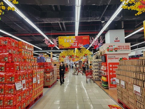 Đa dạng lựa chọn giỏ quà Tết tại LOTTE Mart- Ảnh 1. Đa dạng lựa chọn giỏ quà Tết tại LOTTE Mart- Ảnh 1.