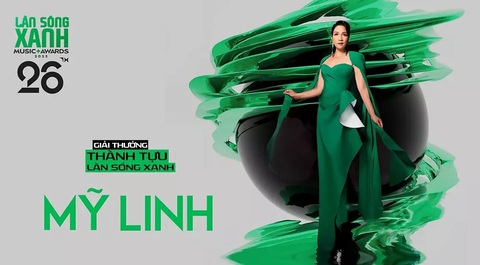 Diva Mỹ Linh: Sau khi biết được thông tin về giải Thành tựu Làn Sóng Xanh, Mỹ Linh cho biết: “Tôi cảm thấy bản thân như được truyền một nguồn năng lượng mới"