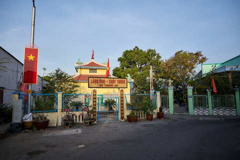 Khoảnh khắc Tết của tôi: Xuân về thăm đảo Thạnh An- Ảnh 5. Lăng Ông Thủy Tướng xã Thạnh An - Ảnh: HẢI DƯƠNG