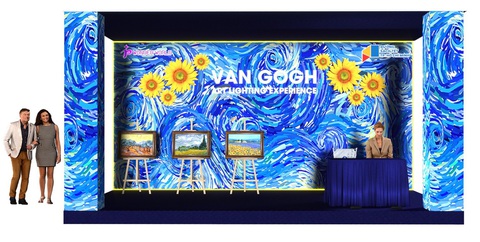 Triển lãm nghệ thuật tương tác đa giác quan Van Gogh sẽ có mặt trong Đường sách Tết năm nay - Ảnh: BTC cung cấp Triển lãm nghệ thuật tương tác đa giác quan Van Gogh sẽ có mặt trong Đường sách Tết năm nay - Ảnh: BTC cung cấp