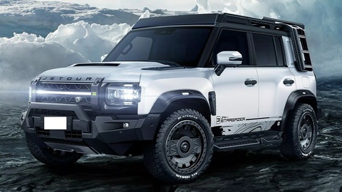 SUV Trung Quốc Jetour Traveller thiết kế như Land Rover- Ảnh 1. Jetour Traveller gây sốt vì thiết kế y hệt Land Rover Defender mà giá rẻ hơn nhiều lần - Ảnh: Jetour