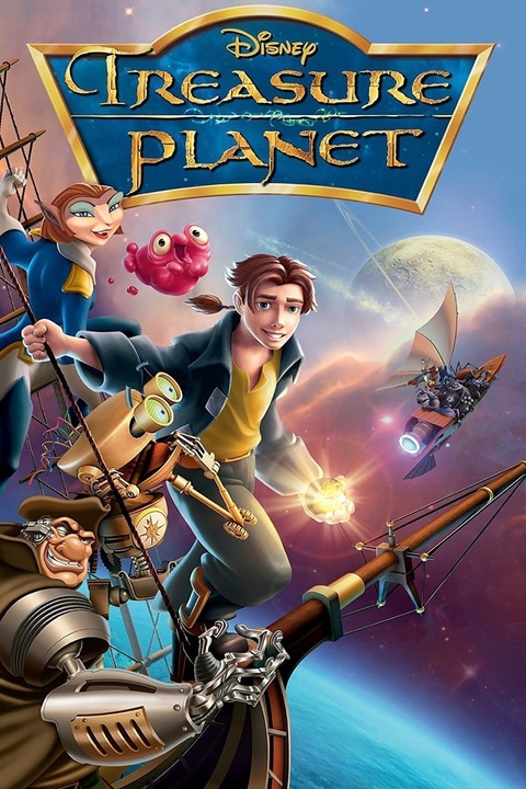 Những phim hoạt hình nội dung hay nhưng bị đánh giá thấp- Ảnh 6. Treasure Planet là một trong những phim hoạt hình truyền thống có kinh phí sản xuất tốn kém nhất nhưng lại thất bại tại phòng vé. Điều này khiến cho bộ phim nằm trong danh mục những phim bom tấn đáng quên của nhà Disney.