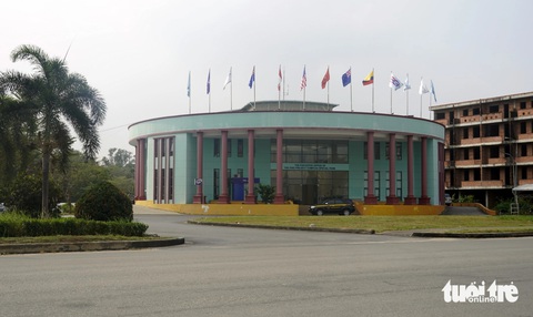 Chủ đầu tư Khu công nghiệp Mỹ Xuân A2 nợ hơn 18 tỉ đồng tiền nước- Ảnh 2. Trụ sở FIDC trong Khu công nghiệp Mỹ Xuân A2 - chủ đầu tư của khu công nghiệp này - Ảnh: Đ.H.