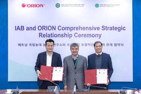 Orion và Viện sinh học Nông nghiệp ký kết hợp tác chiến lược- Ảnh 1. Orion và Viện sinh học Nông nghiệp ký kết hợp tác chiến lược- Ảnh 1.