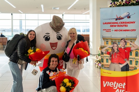 Doanh thu năm 2023 của Vietjet tăng mạnh, đạt 62,5 ngàn tỉ đồng- Ảnh 2. Vietjet trở thành hãng hàng không đầu tiên kết nối Việt Nam với 5 thành phố lớn của Australia - Ảnh: TL