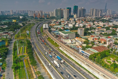 Bài viết của Tổng bí thư Nguyễn Phú Trọng nhân kỷ niệm 94 năm Ngày thành lập Đảng Cộng sản Việt Nam- Ảnh 6. Một góc thành phố Thủ Đức - Ảnh: QUANG ĐỊNH