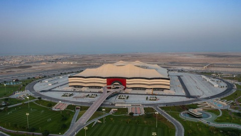 Chiêm ngưỡng 9 sân vận động tại Qatar, nơi diễn ra Asian Cup 2023- Ảnh 8. Sân Al Bayt có sức chứa 68.895 người - Ảnh: Getty