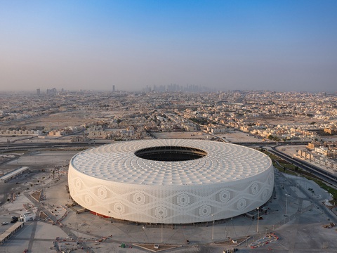 Chiêm ngưỡng 9 sân vận động tại Qatar, nơi diễn ra Asian Cup 2023- Ảnh 2. Sân Al Thumama có sức chứa 44.000 người, sẽ diễn ra 2 trận ở bảng D giữa Nhật - Việt Nam ngày 14-1 và Nhật - Indonesia ngày 24-1 - Ảnh: Getty