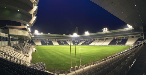 Chiêm ngưỡng 9 sân vận động tại Qatar, nơi diễn ra Asian Cup 2023- Ảnh 6. Sân Jassim bin Hamad sức chứa 15.000 người, diễn ra trận đấu giữa Việt Nam - Iraq ngày 24-1 - Ảnh: Reuters