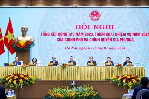 Hội nghị Chính phủ với địa phương: Gỡ điểm nghẽn cho sản xuất, kinh doanh- Ảnh 1. Hội nghị Chính phủ với địa phương - Ảnh: VGP
