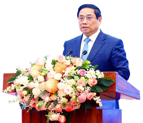 Giải quyết Hãng phim truyện Việt Nam thế nào khi vốn chủ sở hữu VFS chỉ còn hơn 2 tỉ?- Ảnh 7. Thủ tướng Phạm Minh Chính phát biểu chỉ đạo hội nghị hôm 3-1 - Ảnh: TRẦN HUẤN