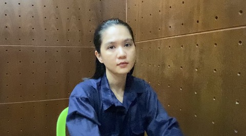 Ngọc Trinh mong được pháp luật khoan hồng- Ảnh 3. Ngọc Trinh bày tỏ mong muốn nhận được sự khoan hồng của pháp luật - Ảnh: Công an cung cấp