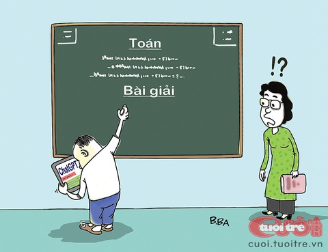 Trí tuệ nhân tạo: Khi trợ thủ thành 'sát thủ'- Ảnh 2. Biếm họa của B.Ba