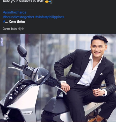 Sau Indonesia, VinFast sẽ đến Philippines, bán xe máy điện trước?- Ảnh 2. Một bài đăng trên trang Facebook VinFast Philippines - Ảnh chụp màn hình