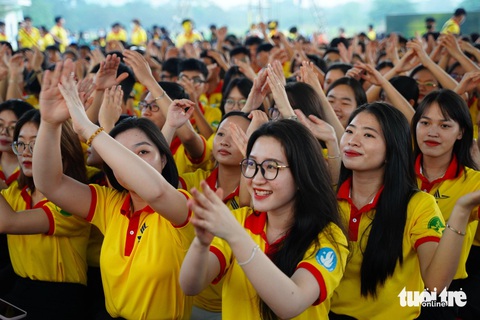 Chiến sĩ chiến dịch Xuân tình nguyện 2024 - Ảnh: CÔNG TRIỆUCO Chiến dịch Xuân tình nguyện 2024 sẽ có 35.000 chiến sĩ tình nguyện tham gia - Ảnh: CÔNG TRIỆU