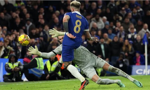 Tin tức thể thao sáng 7-1: Tottenham mượn Timo Werner 6 tháng; Coco Gauff vào chung kết- Ảnh 3. Enzo Fernández ghi bàn ấn định chiến thắng 4-0 cho Chelsea trước Preston North End - Ảnh: REUTERS