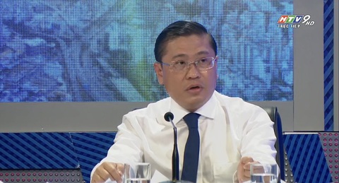 TP.HCM phê duyệt kế hoạch đấu giá đất ở Thủ Thiêm- Ảnh 2. Ông Huỳnh Văn Thanh - phó giám đốc Sở Tài nguyên và Môi trường TP.HCM - Ảnh: HTV