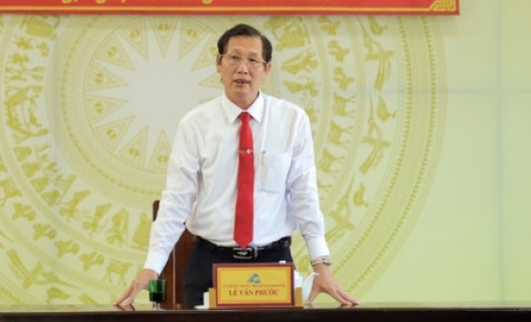 An Giang triệu tập họp theo quy trình kiểm điểm, đề nghị kỷ luật vi phạm liên quan AIC- Ảnh 1. Ông Lê Văn Phước thay mặt Ban cán sự đảng UBND tỉnh An Giang triệu tập cuộc họp xem xét, đề nghị kỷ luật các tổ chức, cá nhân vi phạm liên quan Công ty AIC - Ảnh: Đảng bộ An Giang
