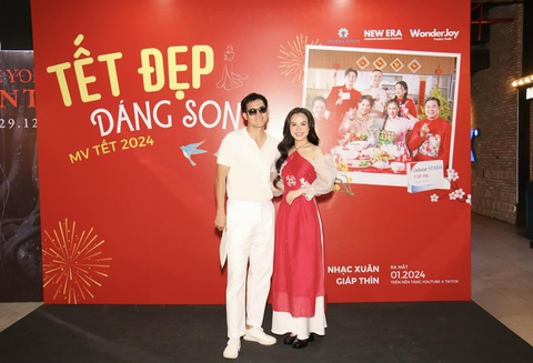Phan Như Thùy - Duy Zuno gia nhập đường đua nhạc Tết 2024- Ảnh 4. Phan Như Thùy và diễn viên Thanh Thức