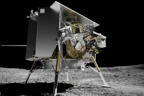 Tàu đổ bộ Peregrine hình hộp, dự kiến được phóng từ Cape Canaveral, Florida (Mỹ) vào ngày 8-1. - Ảnh: GUARDIAN Tàu đổ bộ Peregrine hình hộp, dự kiến được phóng từ Cape Canaveral, Florida (Mỹ) vào ngày 8-1 - Ảnh: GUARDIAN