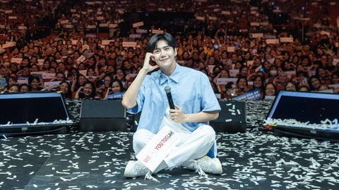 Sự kiện Fanmeeting của Kim Seon Ho tại Singapore vừa rồi - Ảnh: PULP Live World Sự kiện fan meeting của Kim Seon Ho tại Singapore năm 2023 - Ảnh: PULP Live World