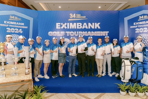 Ấn tượng giải Eximbank Golf Tournament 2024- Ảnh 2. Giải đấu như một lời tri ân sự ủng hộ và đồng hành trong suốt hơn 34 năm qua của các đối tác khách hàng dành cho Eximbank - Ảnh: EIB