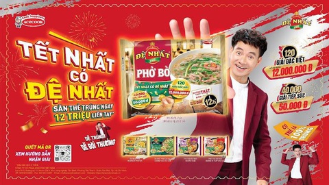 Khi chương trình khuyến mãi không còn quá xa lạ với người dân- Ảnh 2. “Tết nhất có Đệ Nhất” với hàng chục ngàn giải thưởng hấp dẫn