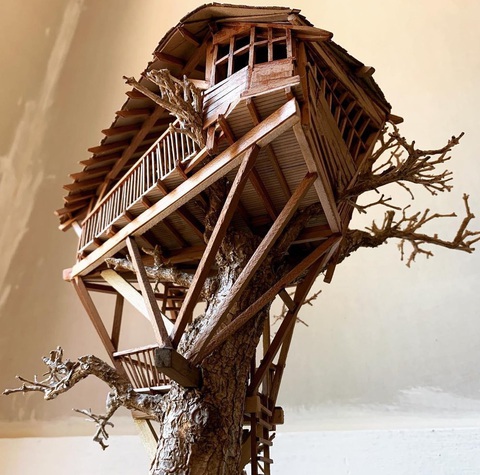 Họa sĩ hoạt hình sáng tạo tác phẩm nghệ thuật từ cây bonsai- Ảnh 9. Họa sĩ hoạt hình sáng tạo tác phẩm nghệ thuật từ cây bonsai- Ảnh 9.