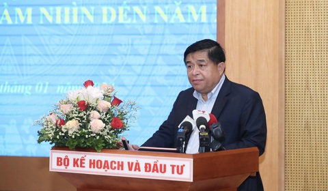 Hà Nội cần đề án riêng phát triển đường sắt đô thị để đột phá- Ảnh 3. Bộ trưởng Nguyễn Chí Dũng phát biểu tại hội thảo ngày 9-1 - Ảnh: B.NGỌC