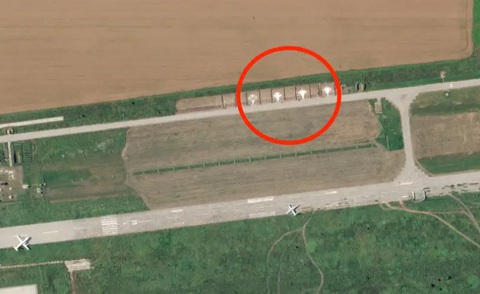 Căn cứ không quân Yeysk được vệ tinh chụp vào ngày 26-6-2023. 0- Ảnh: PLANET LABS PBC Căn cứ không quân Yeysk được vệ tinh chụp vào ngày 26-6-2023 - Ảnh: PLANET LABS PBC