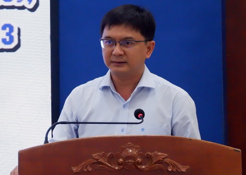 Hoạt động Đoàn phải thấu cảm được thanh niên- Ảnh 2. Trưởng Ban Dân vận Thành ủy TP.HCM Nguyễn Mạnh Cường phát biểu tại hội nghị - Ảnh: K.ANH