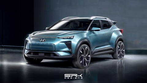 Hyundai Creta điện lộ ảnh nội thất: Vô lăng mới, vẫn nhiều nút vật lý như bản xăng, dự kiến chạy 450km/sạc- Ảnh 7. Hyundai Creta điện lộ nội thất, dự kiến chạy 450km/sạc, thêm cạnh tranh trước Kia Seltos - Ảnh 6.