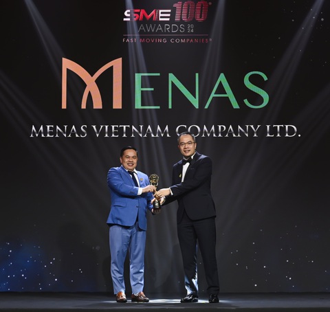 Menas lần thứ 2 liên tiếp được trao giải thưởng SME100 - Ảnh 1.