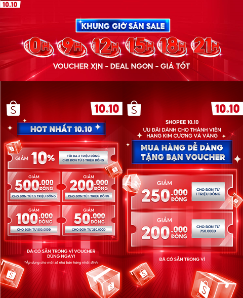 Ngày đôi ‘10.10’ đổ bộ, Shopee gợi ý ‘bí kíp’ săn sale - Ảnh 2.