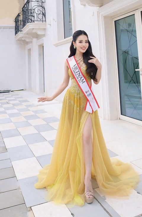 Á hậu Đỗ Hà Trang ghi điểm phong cách tại đấu trường quốc tế - Ảnh 3. Những ‘bộ cánh Việt’ giúp á hậu Đỗ Hà Trang nổi bật tại Hoa hậu Hoàn cầu quốc tế 2024 - Ảnh 3.