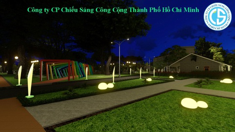Lắp đặt đèn chiếu sáng trang trí công viên Tao Đàn - Ảnh 9.