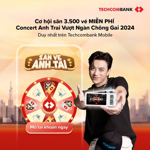 Sức hút Techcombank trước thềm concert Anh trai vượt ngàn chông gai 2024 - Ảnh 2. Sức hút Techcombank trước thềm concert Anh trai vượt ngàn chông gai 2024 - Ảnh 2.