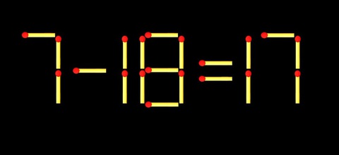 Thử tài IQ: Di chuyển một que diêm để 8+13=7 thành phép tính đúng - Ảnh 2.
