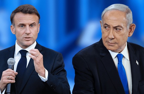 Ông Macron: 'Ông Netanyahu chớ quên Israel do Liên Hiệp Quốc thành lập' - Ảnh 1. Tổng thống Macron: 'Ông Netanyahu chớ quên Israel do Liên Hiệp Quốc thành lập' - Ảnh 1.