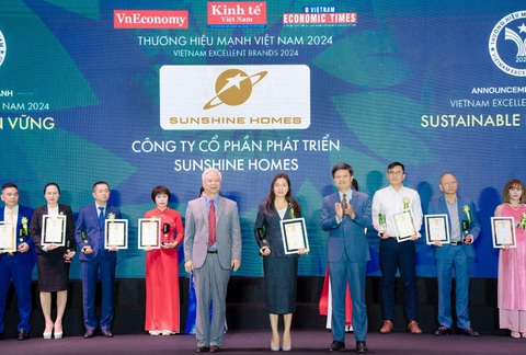 Sunshine Homes được vinh danh thương hiệu mạnh, phát triển bền vững 2024 - Ảnh 1.