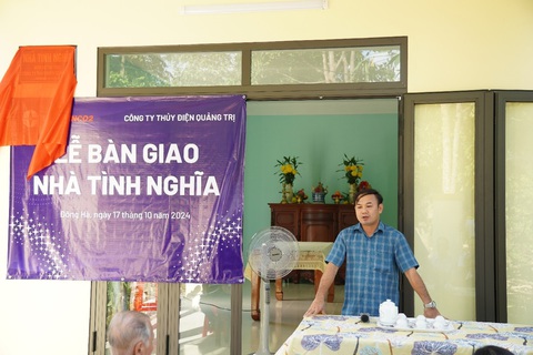Công ty Thủy điện Quảng Trị bàn giao nhà tình nghĩa - Ảnh 3.