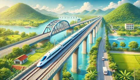 'Mở Google Maps đếm từng căn nhà' để đẩy nhanh giải phóng mặt bằng đường sắt cao tốc Bắc - Nam - Ảnh 1.