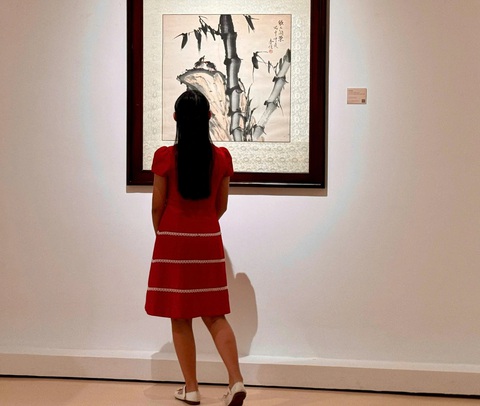 Ngắm 42 tranh thủy mặc của họa sĩ Trương Hán Minh tại Lotus Gallery - Ảnh 7. Ngắm 42 tác phẩm tranh thủy mặc của họa sĩ Trương Hán Minh tại phòng tranh Lotus - Ảnh 7.