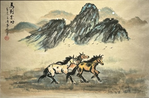 Ngắm 42 tranh thủy mặc của họa sĩ Trương Hán Minh tại Lotus Gallery - Ảnh 6. Ngắm 42 tranh thủy mặc của họa sĩ Trương Hán Minh tại Lotus Gallery - Ảnh 6.